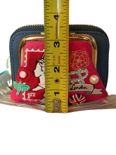 Load image into Gallery viewer, Vendula London Lilibet Loves Zipper Clipper Mini Wallet