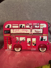 Load image into Gallery viewer, Vendula London Pink Ribbon Foundation London Cats and Corgis Pink Bus Pouch