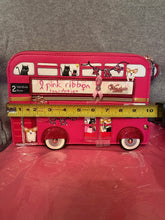 Load image into Gallery viewer, Vendula London Pink Ribbon Foundation London Cats and Corgis Pink Bus Pouch