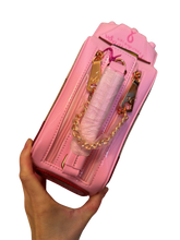 Load image into Gallery viewer, Vendula London Pink Ribbon Foundation London Cats and Corgis Pink Novelty Bag