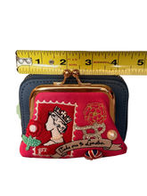 Load image into Gallery viewer, Vendula London Lilibet Loves Zipper Clipper Mini Wallet
