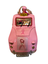 Load image into Gallery viewer, Vendula London Pink Ribbon Foundation London Cats and Corgis Pink Novelty Bag