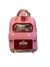Load image into Gallery viewer, Vendula London Pink Ribbon Foundation London Cats and Corgis Pink Novelty Bag