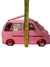 Load image into Gallery viewer, Vendula London Pink Ribbon Foundation London Cats and Corgis Pink Novelty Bag